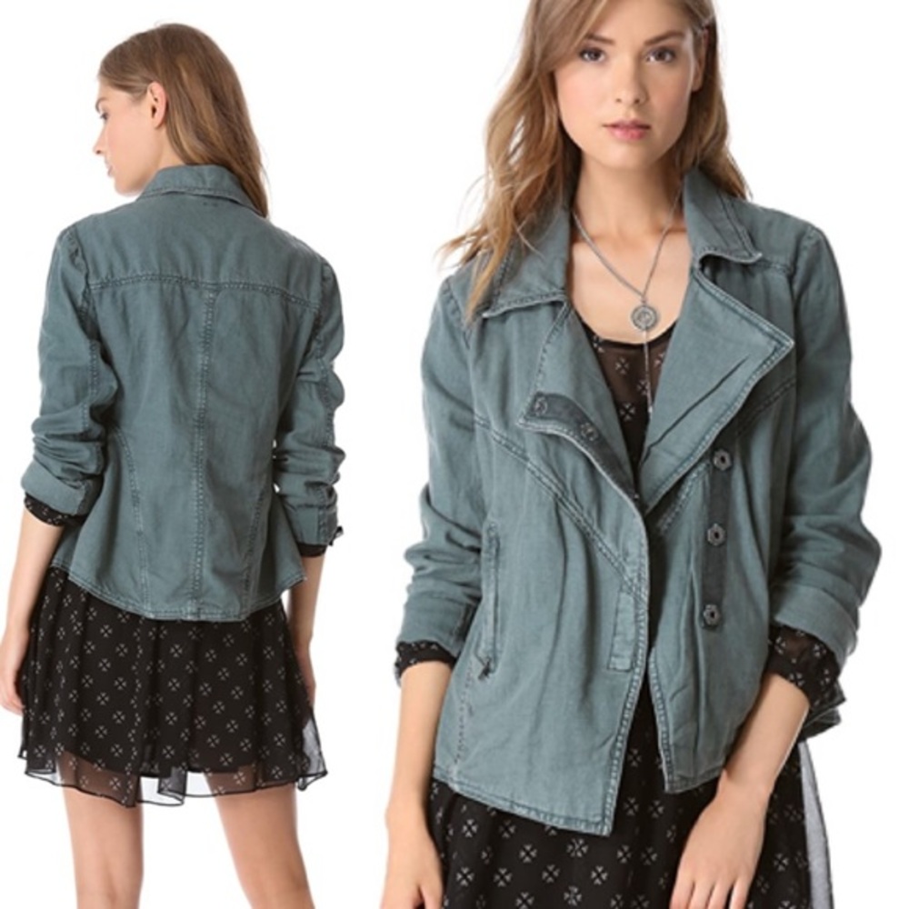 Free People Denim Jacket Size M